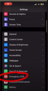 How to Turn off Emergency SOS on my iPhone 14